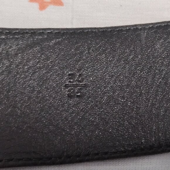❤️Womens PRADA Metallic Wide Belt Size 34/85